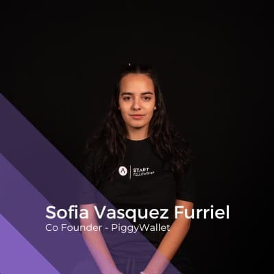Sofi Vásquez Furriel, cofundadora y CEO de Piggy Wallet